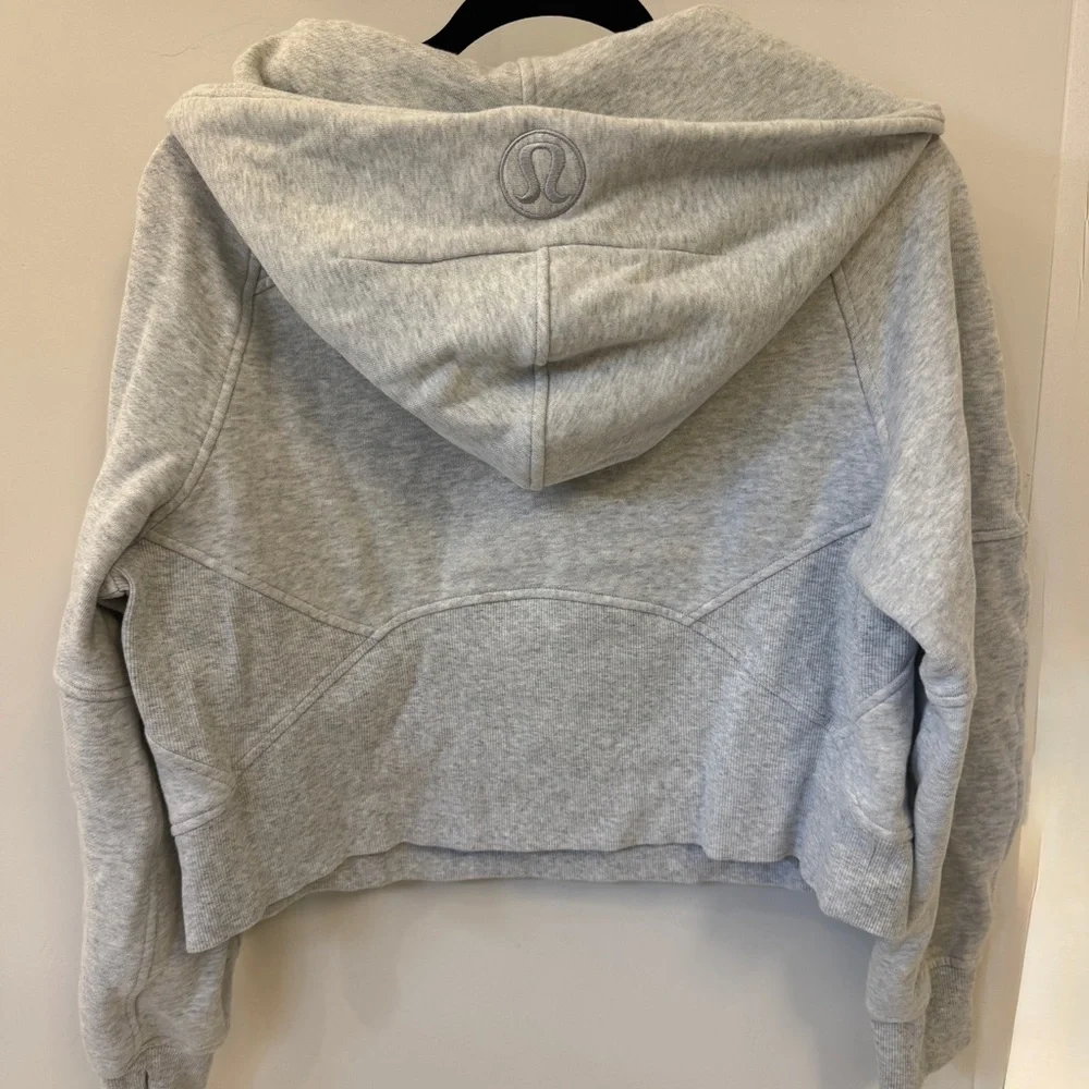Lululemon Heather Gray Women's Scuba Half-Zip Hoodie XS/S - Picture 7 of 8